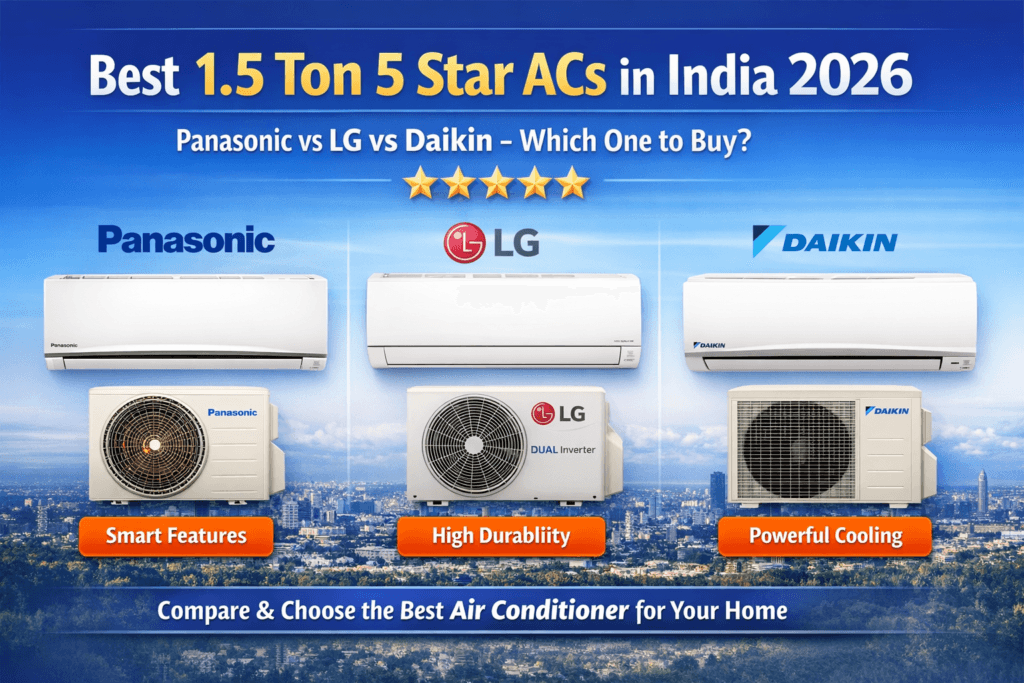 best 1.5 ton 5 star ac in india