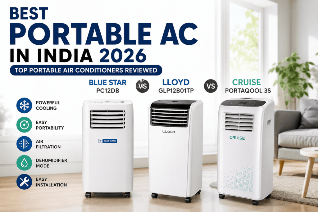 Best portable AC in India 2026 comparison guide