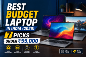 Best budget laptop India 2026 — Acer ASUS Lenovo HP laptops for students and office