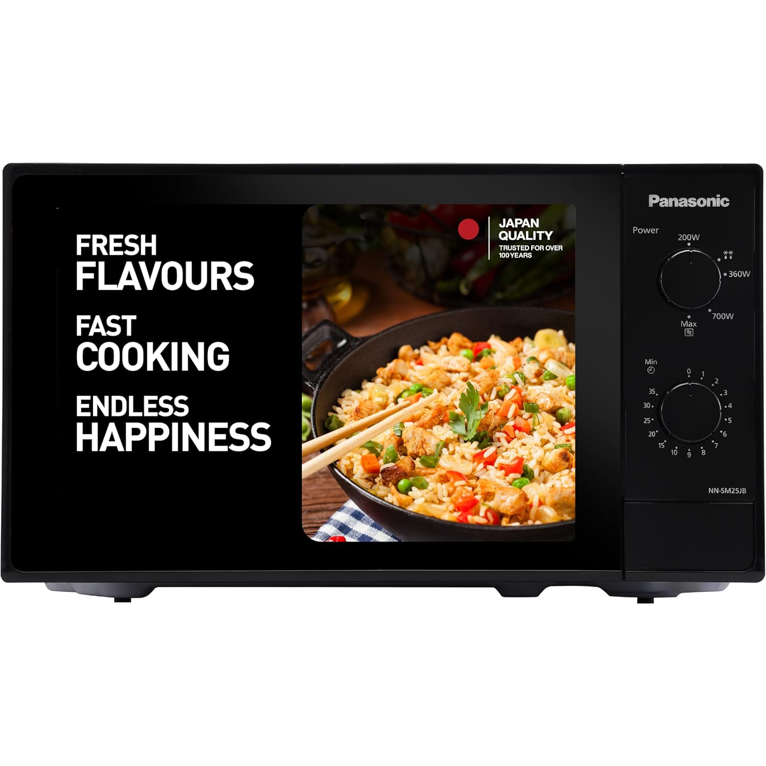 Panasonic NN-SM25JBFDG 20L solo — best microwave under 10000 India