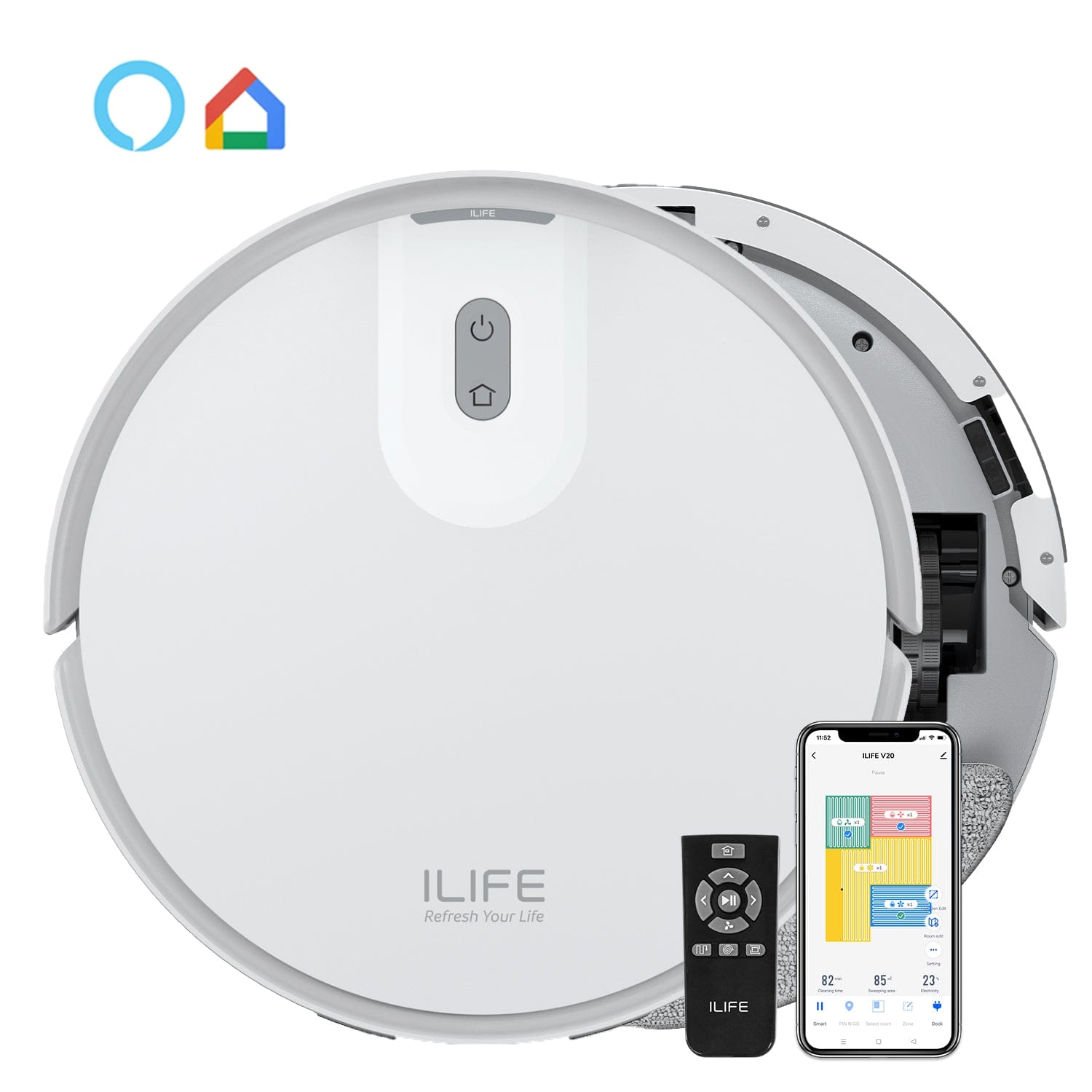 ILIFE V20 — best budget robot vacuum and mop under 15000 India
