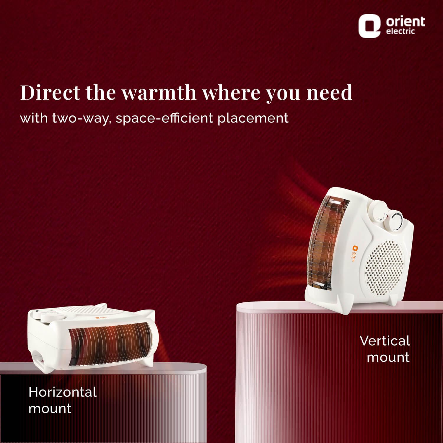 Orient Electric Areva FH20WP — best room heater fan heater India