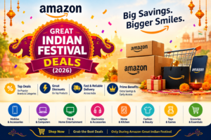 Amazon Great Indian Festival deals 2026 — phones, laptop, earbuds and Fire TV