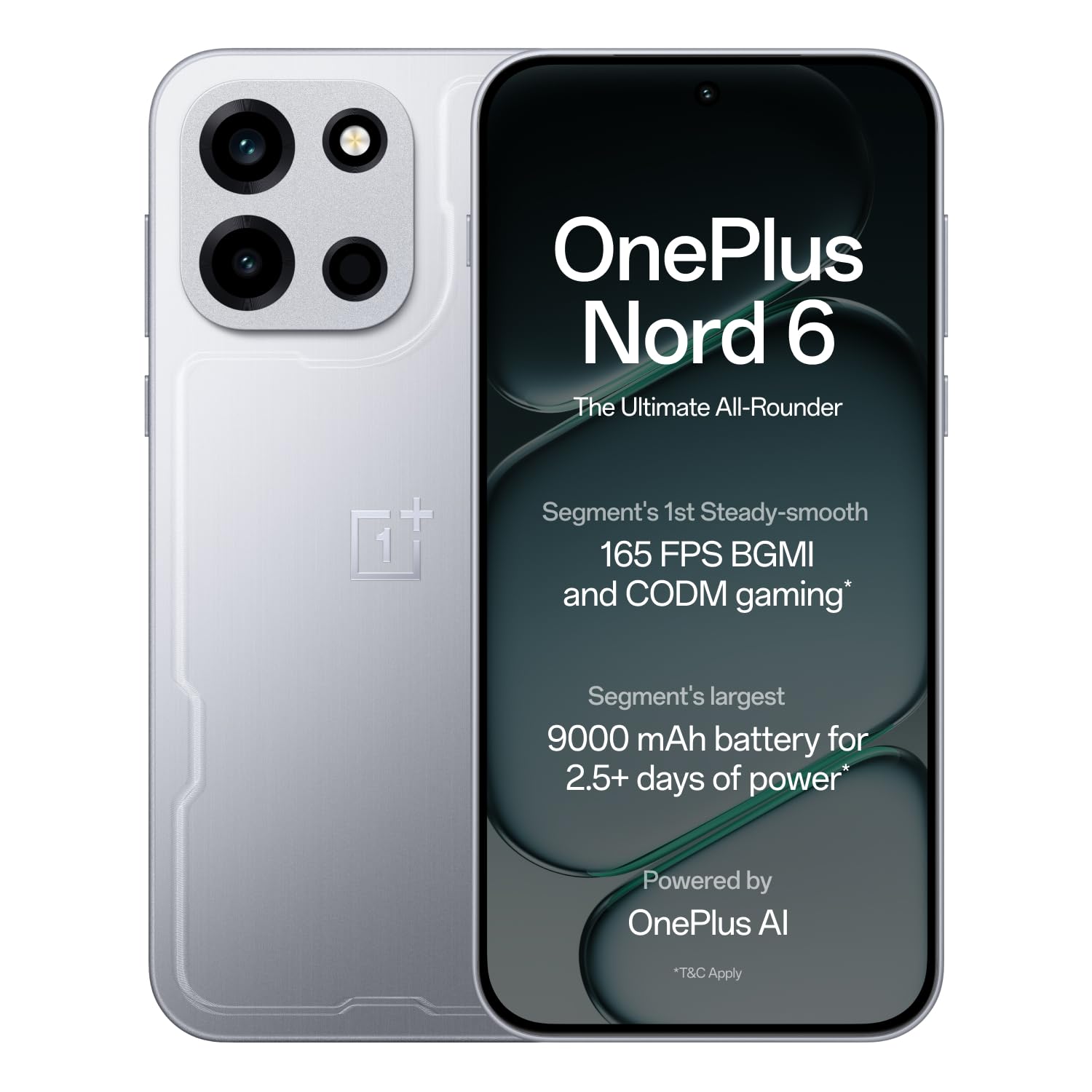 OnePlus Nord 6 Quick Silver — Amazon Great Indian Festival deals