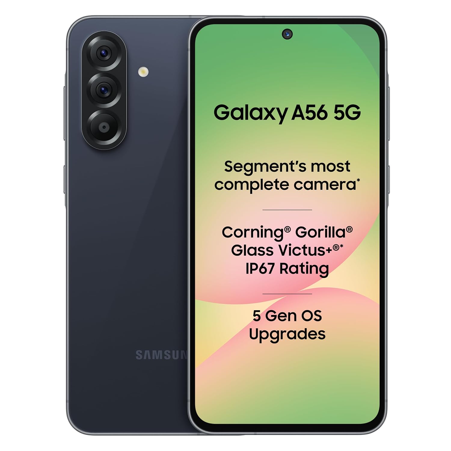 Samsung Galaxy A56 Midnight Blue — Amazon Great Indian Festival deals